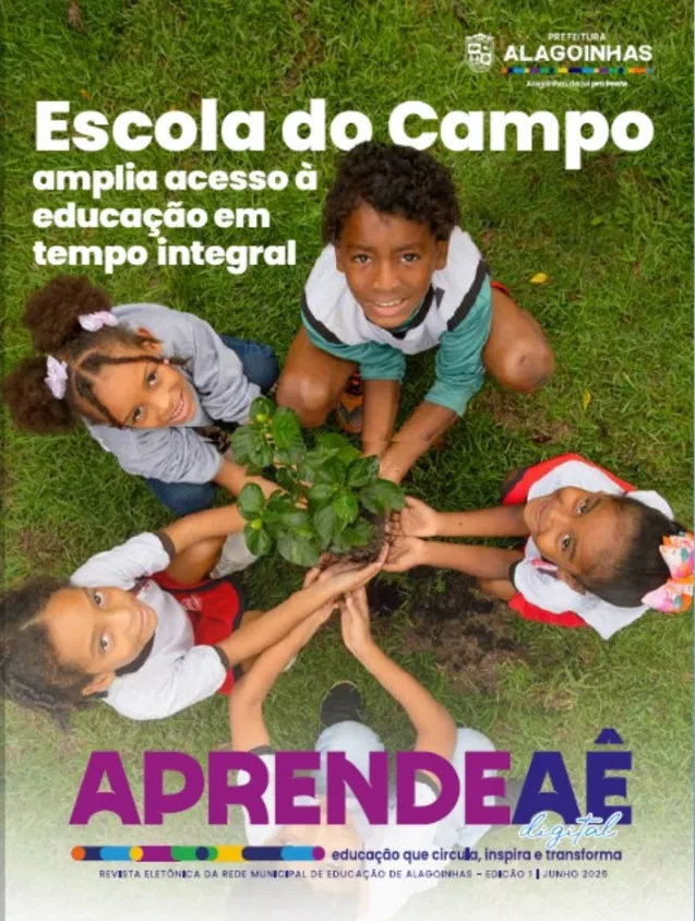 Revista Aprendeaê Digital destaca avanços e experiências da educação em Alagoinhas